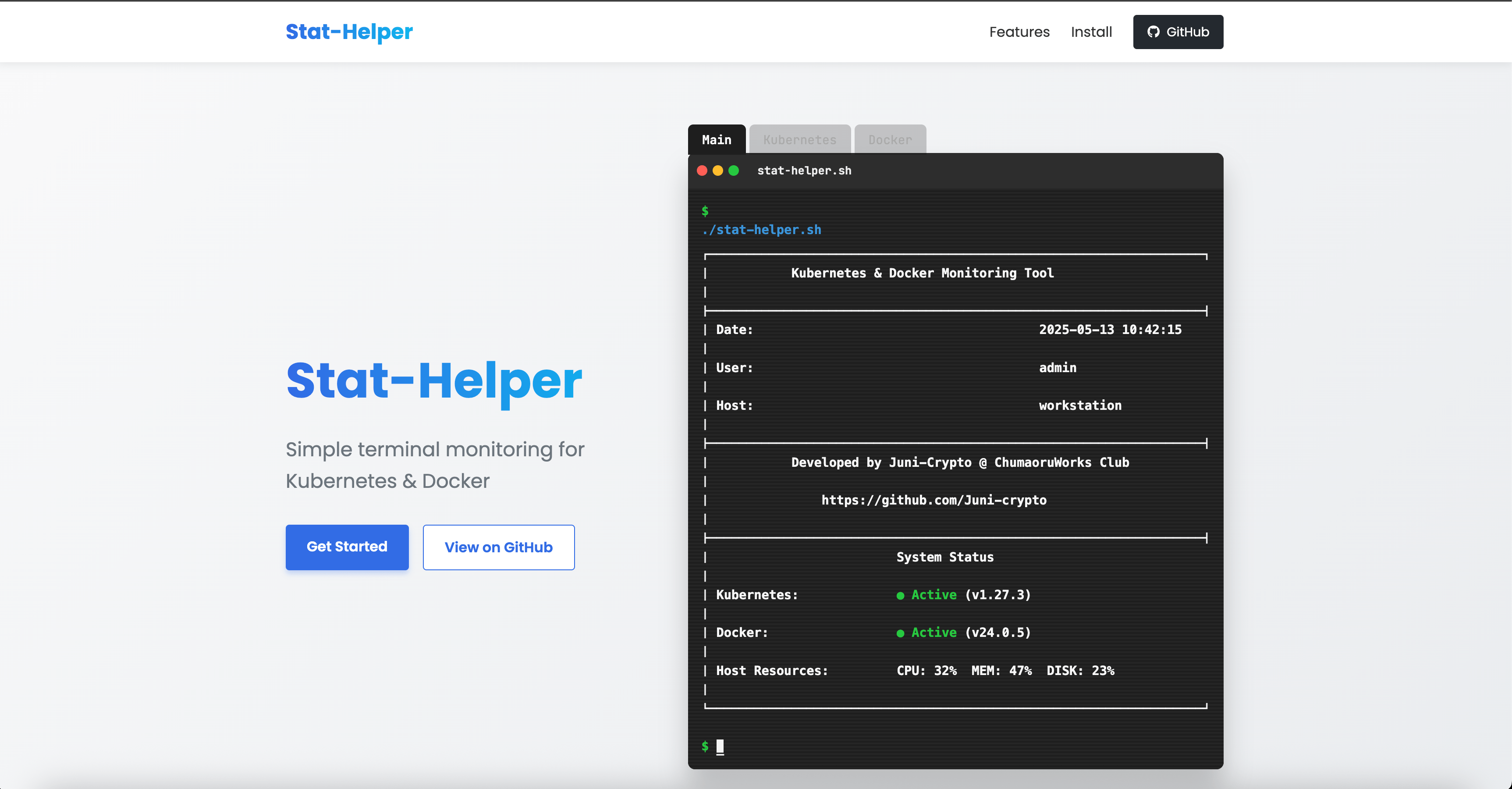 Stat-Helper DevOps Tool